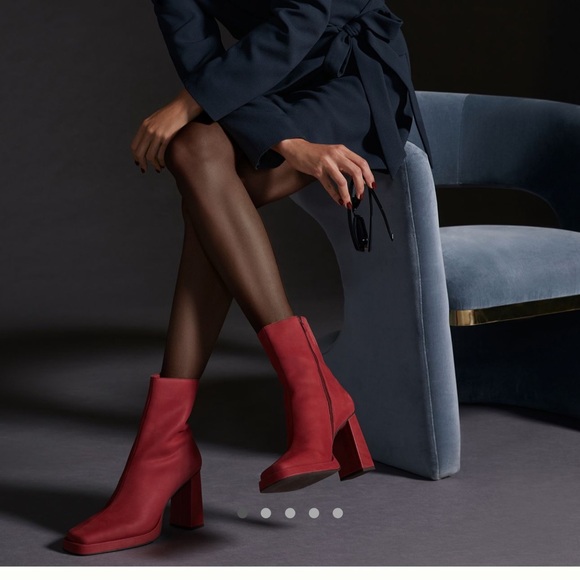 Red Jeffrey Campbell boots - Picture 6 of 6